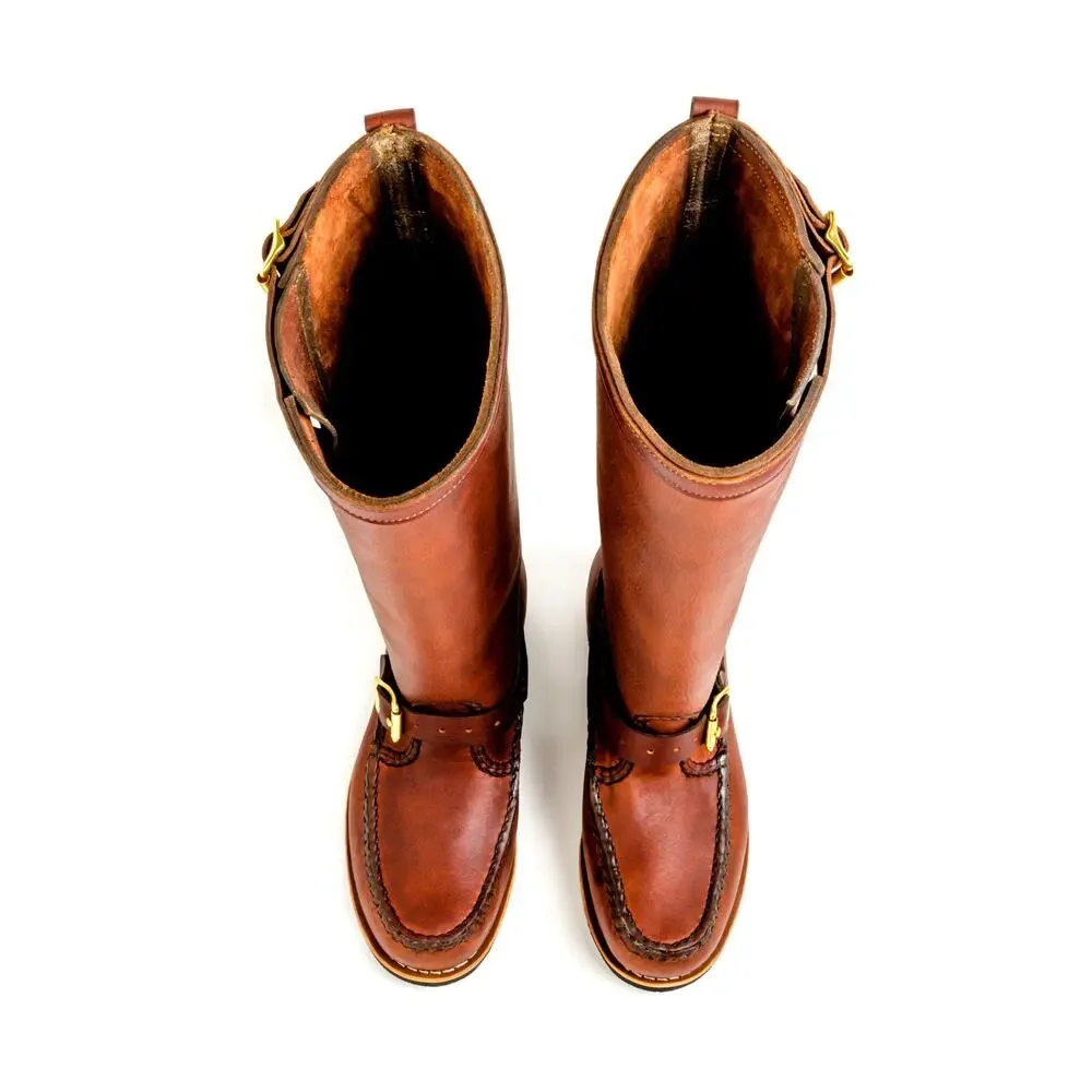 Gokey Botte Sauvage Original Mahoney Thick Genuine Leather Hunting Boot Sz. 9